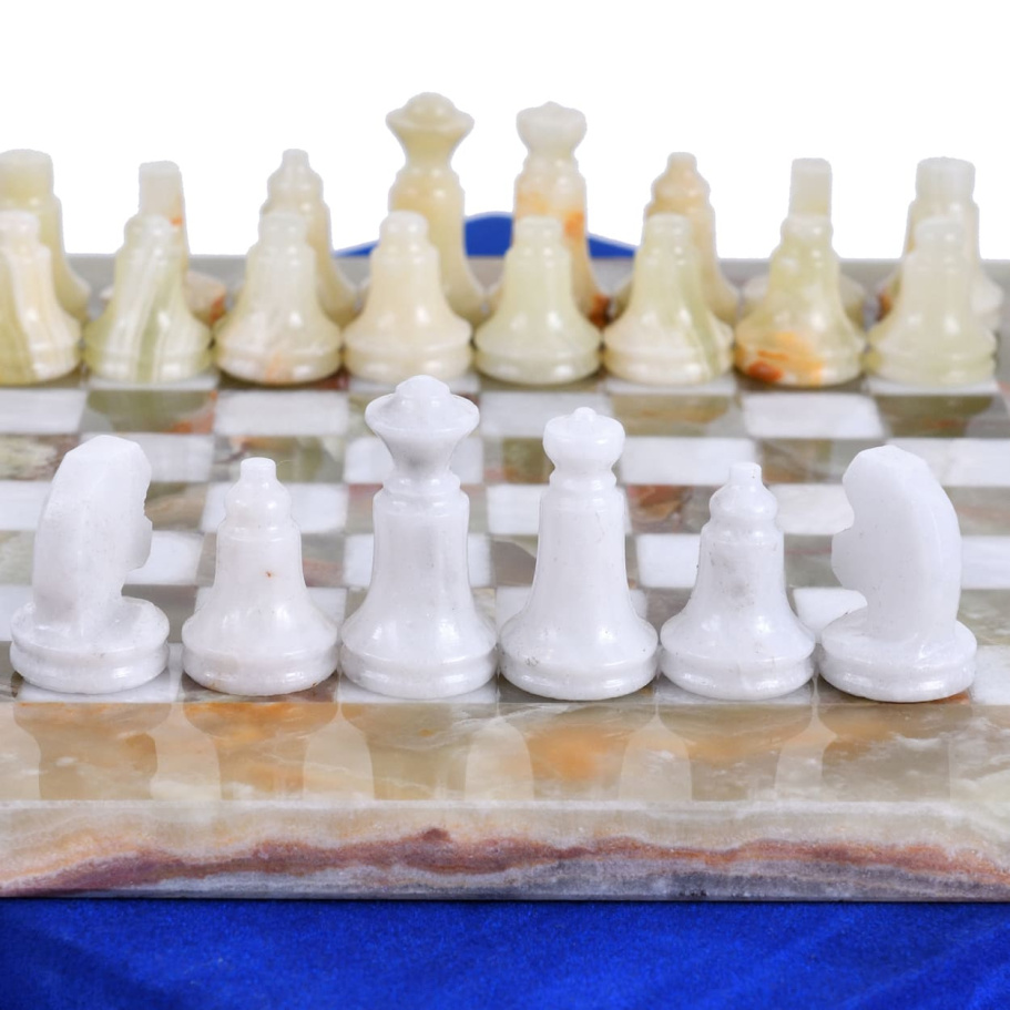 Шахматы из камня "Левант" мрамор и оникс 20 купить в Санкт-Петербурге