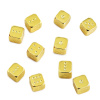 Кости игральные "Премиум" металл, золотой, 12 мм (2 шт.) купить в Санкт-Петербурге