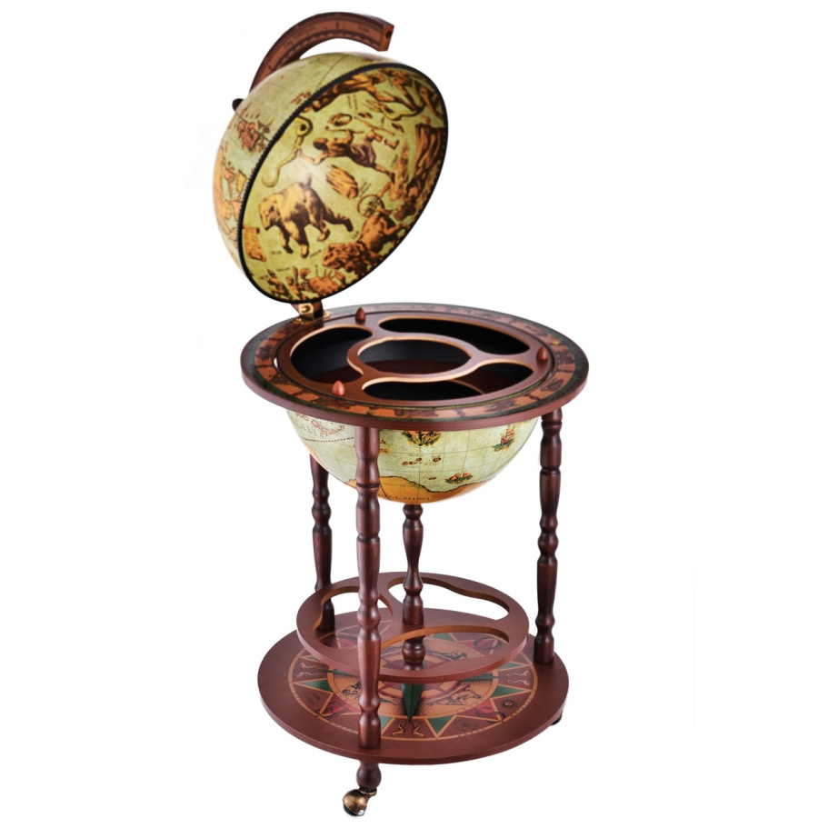 Глобус бар напольный "Мегасен", сфера 40 см купить в Санкт-Петербурге