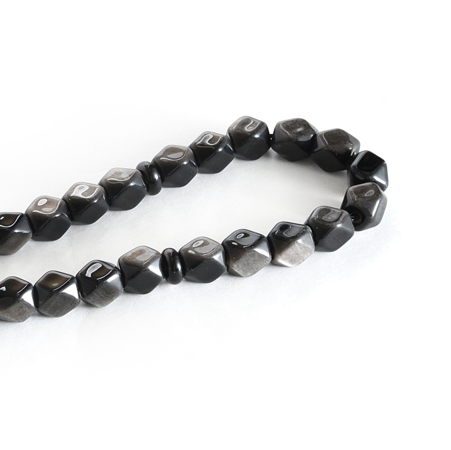 Четки граненые "Удача" черный камень с лунным оттенком, Давыдов С. купить в Санкт-Петербурге Четки граненые "Удача" черный камень с лунным оттенком, Давыдов С. купить в Санкт-Петербурге