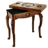 Стол ломберный Нарды резные "Львиный вожак" 60 купить в Санкт-Петербурге