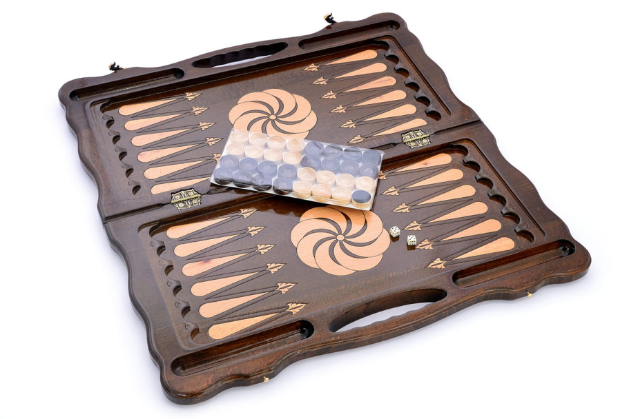 Нарды резные  "Сфера"  большие 60, Harutyunyan купить в Санкт-Петербурге