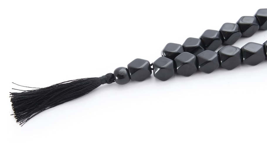 Четки граненые "Удача" черный камень, Давыдов С. купить в Санкт-Петербурге