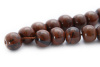 Четки с бусинами "Оскар" коричневый камень, Давыдов С. купить в Санкт-Петербурге