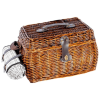Корзина для пикника Рассвет (на 4 персоны) с пледом купить в Санкт-Петербурге