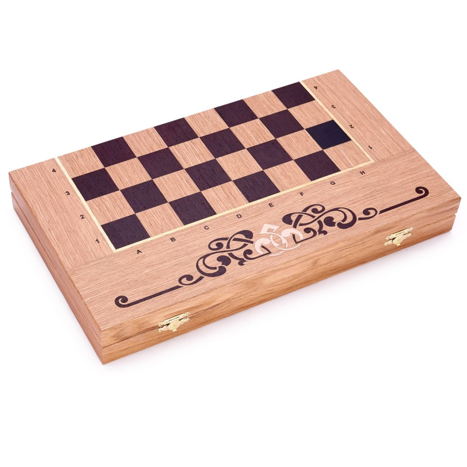 Шахматы + нарды резные "Венеция" дуб купить в Санкт-Петербурге Шахматы + нарды резные "Венеция" дуб купить в Санкт-Петербурге