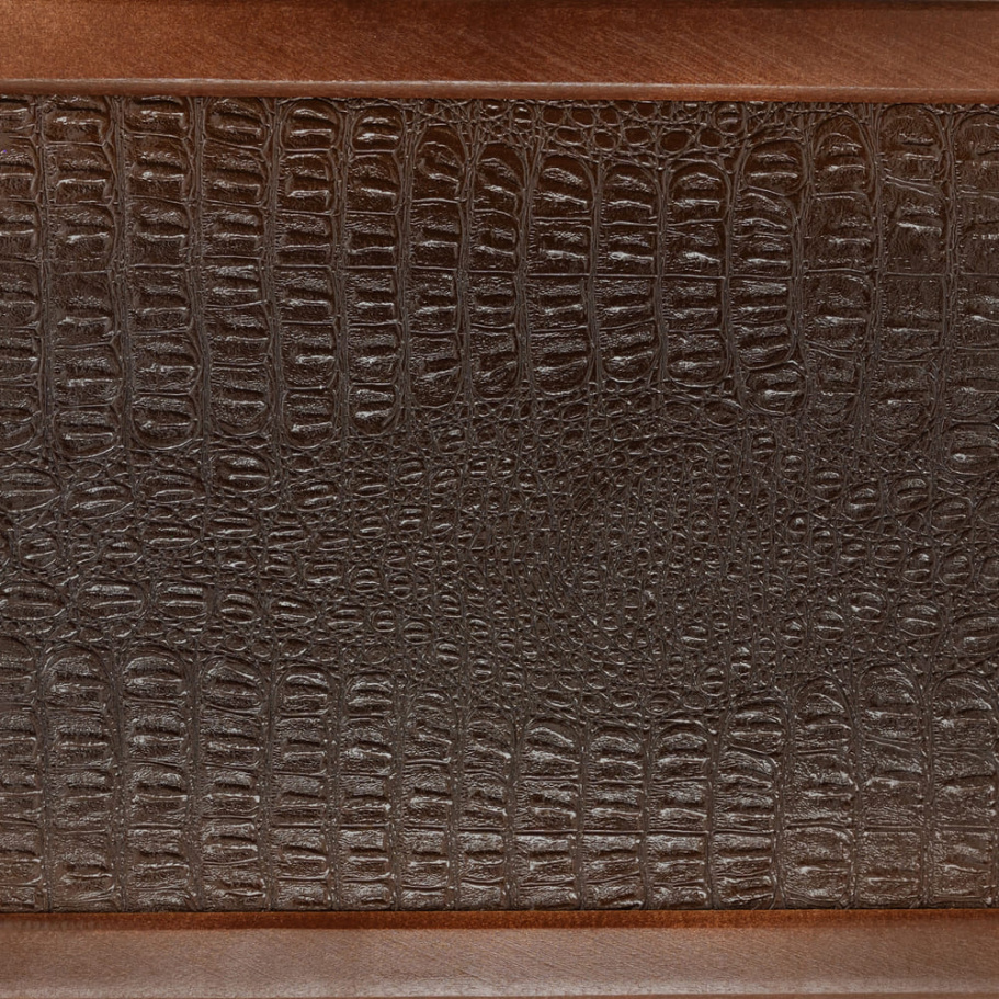 Нарды кожаные Пермские "Золотой крокодил" большие 60 купить в Санкт-Петербурге