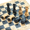 Шахматы каменные "Карфаген" мрамор и ракушечник 30 купить в Санкт-Петербурге