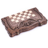 Шахматы + нарды резные "Корона" 40, Harutyunyan купить в Санкт-Петербурге