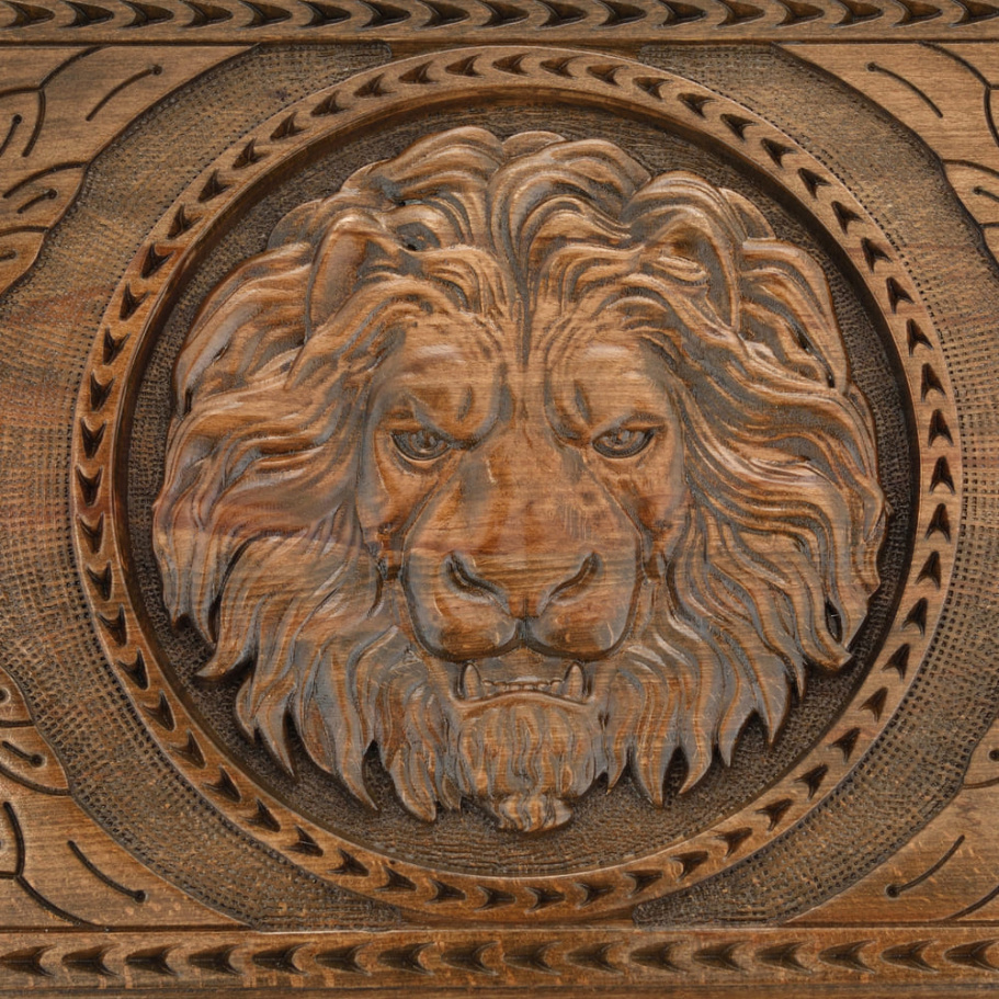 Нарды резные "Лева" большие 60, Harutyunyan купить в Санкт-Петербурге