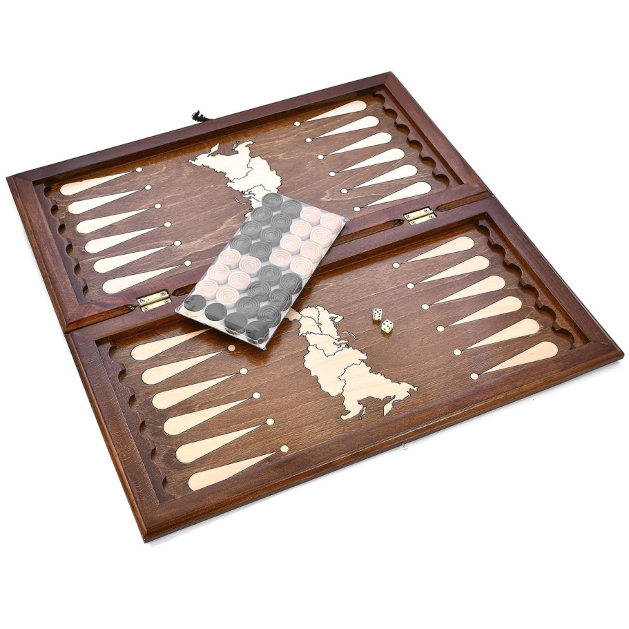 Нарды "Герб России"  большие 60, Harutyunyan купить в Санкт-Петербурге