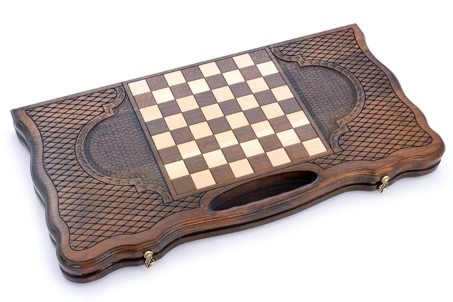 Нарды резные "Муфаса"  большие 60, Harutyunyan купить в Санкт-Петербурге