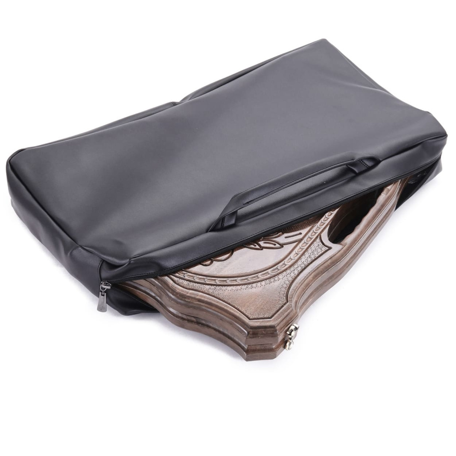 Чехол для больших нард из экокожи черные, Sargsyan купить в Санкт-Петербурге