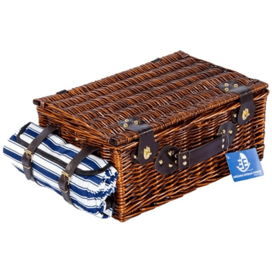 Корзина для пикника Гари (на 4 персоны) с пледом купить в Санкт-Петербурге