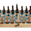 Шахматы + нарды резные "Лазурит" 40 купить в Санкт-Петербурге
