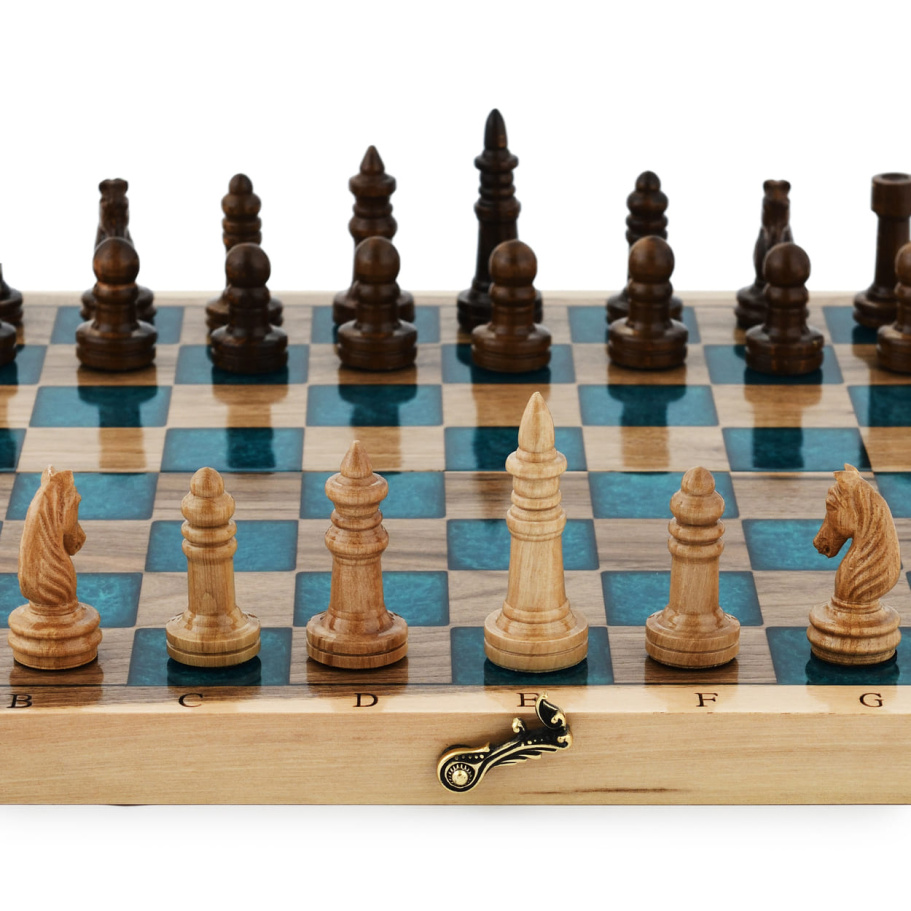 Шахматы + нарды резные "Лазурит" 40 купить в Санкт-Петербурге Шахматы + нарды резные "Лазурит" 40 купить в Санкт-Петербурге