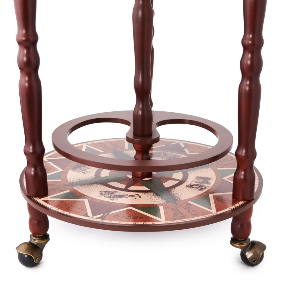 Глобус бар напольный "Возрождение" сфера 33 см купить в Санкт-Петербурге