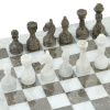 Шахматы из камня "Финикия" серый мрамор 30 купить в Санкт-Петербурге