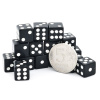 Кости игральные "Классика" пластик, черные, 12 мм (2 шт.) купить в Санкт-Петербурге