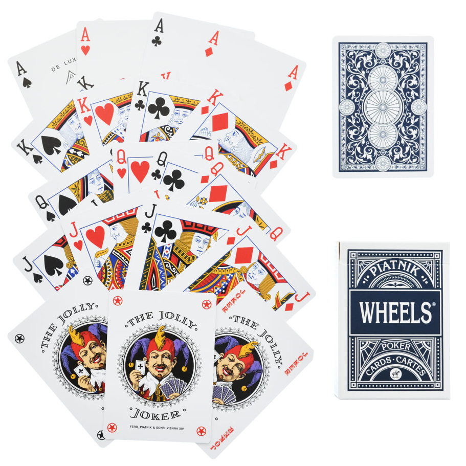 Карты игральные "Вилс" синяя рубашка, 55 карт купить в Санкт-Петербурге