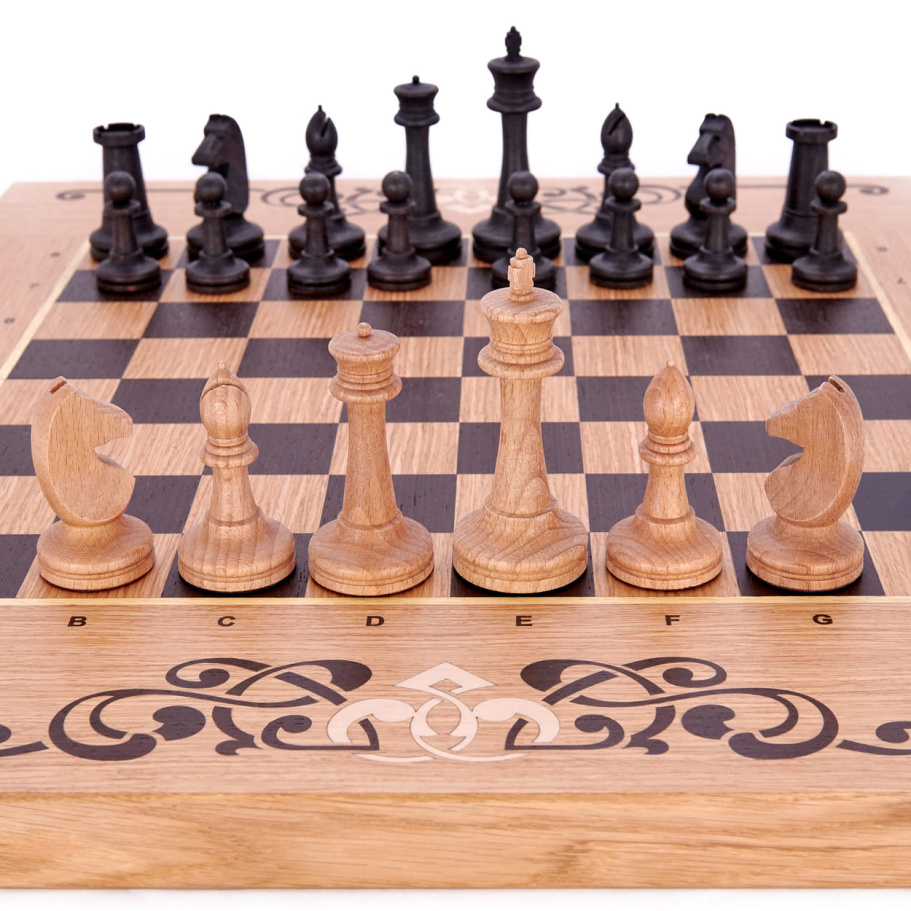 Шахматы + нарды резные "Венеция" дуб купить в Санкт-Петербурге Шахматы + нарды резные "Венеция" дуб купить в Санкт-Петербурге