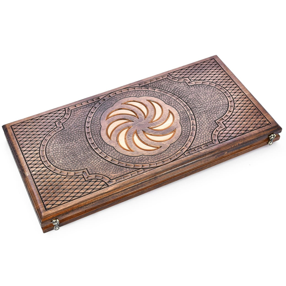 Нарды резные Рэкто "Орбита"  большие 60, Harutyunyan