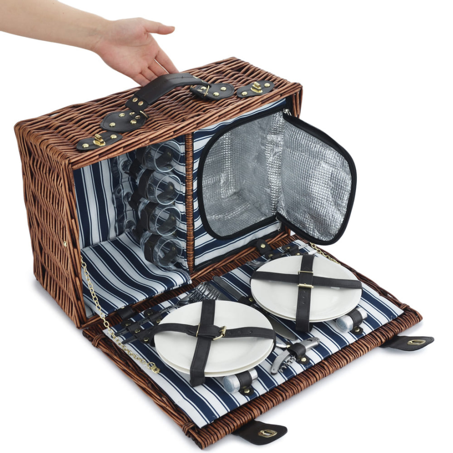 Корзина для пикника Пик (на 4 персоны) купить в Санкт-Петербурге