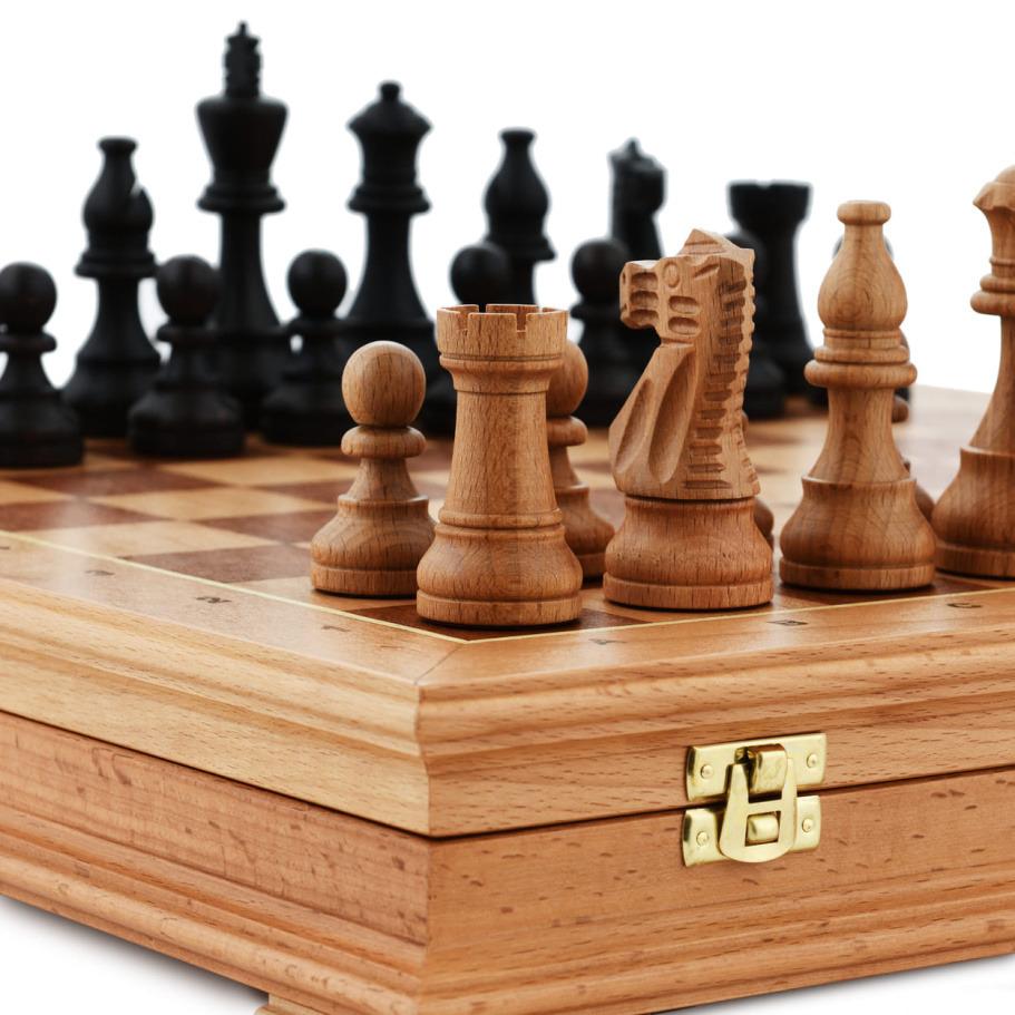 Шахматы в ларце "Титанид" бук купить в Санкт-Петербурге