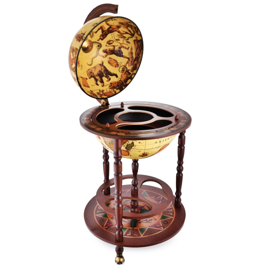 Глобус бар напольный "Элизабет", сфера 40 см купить в Санкт-Петербурге
