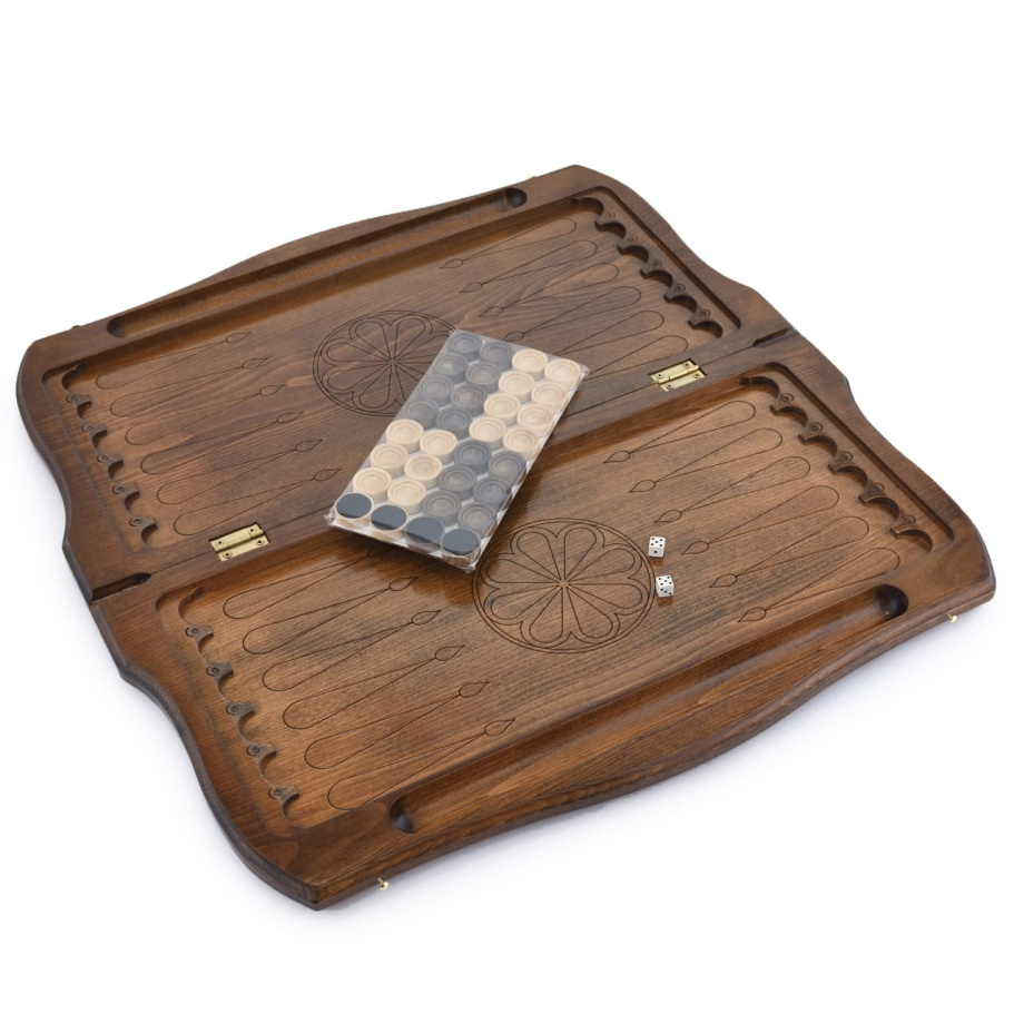 Нарды резные "Многогрань" большие 60, Sargsyan купить в Санкт-Петербурге