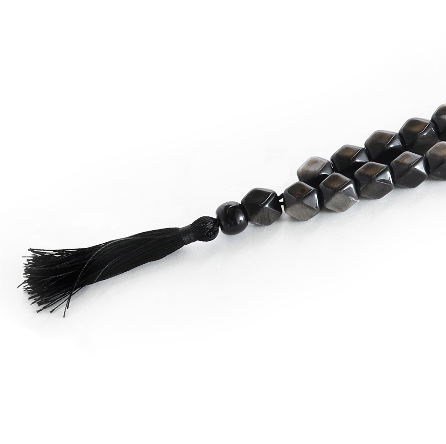 Четки граненые "Удача" черный камень с лунным оттенком, Давыдов С. купить в Санкт-Петербурге Четки граненые "Удача" черный камень с лунным оттенком, Давыдов С. купить в Санкт-Петербурге